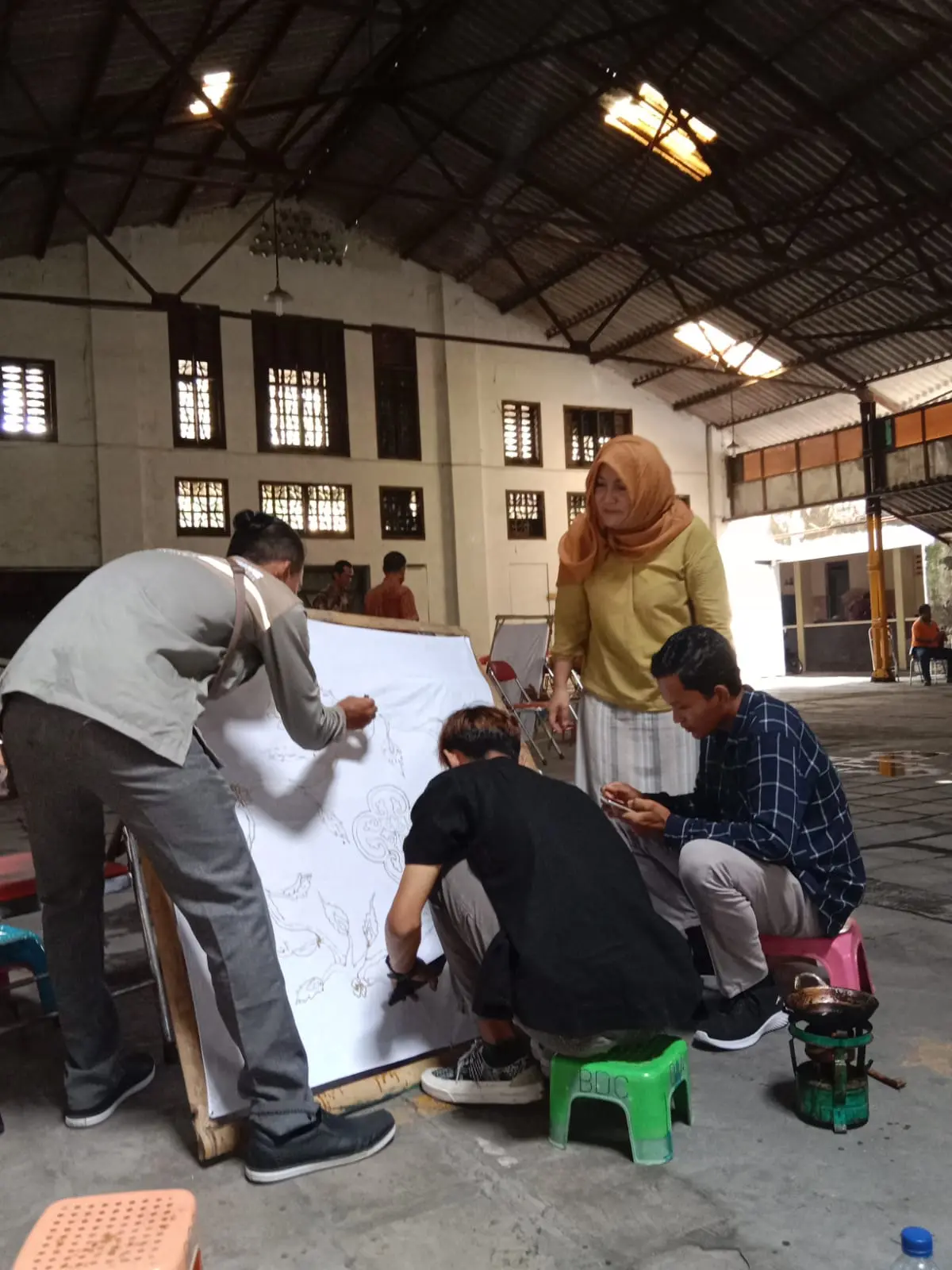 Pelatihan membatik mahasiswa UNIBA(43)